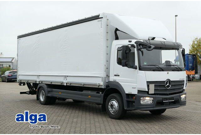 Mercedes-Benz 1521 L Atego 4x2, LBW, Schiebeplane, Klima, Luft - Камион с брезент: снимка 1 Mercedes-Benz 1521 L Atego 4x2, LBW, Schiebeplane, Klima, Luft - Камион с брезент: снимка 1