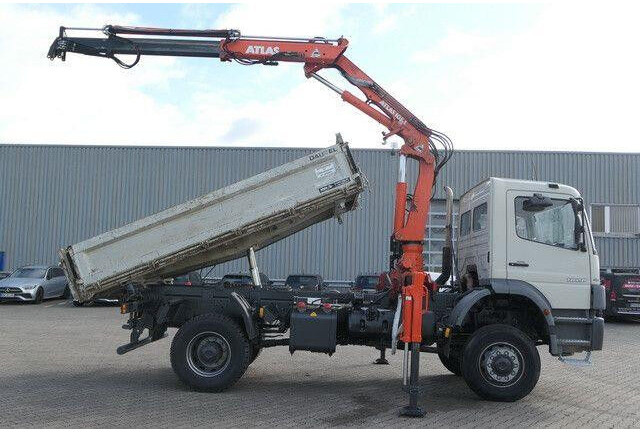 Mercedes-Benz 1828 Atego 4x4, Atlas AK 105.1, Funk, Hydr., AHK - Самосвал камион: снимка 2 Mercedes-Benz 1828 Atego 4x4, Atlas AK 105.1, Funk, Hydr., AHK - Самосвал камион: снимка 2