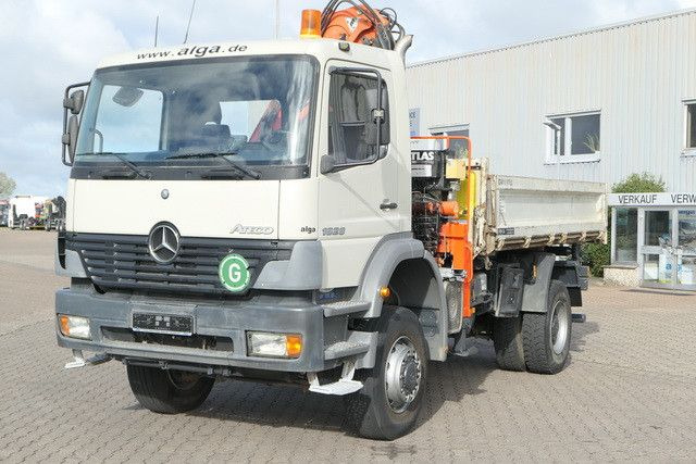 Mercedes-Benz 1828 Atego 4x4, Atlas AK 105.1, Funk, Hydr., AHK - Самосвал камион, Камион с кран: снимка 4 Mercedes-Benz 1828 Atego 4x4, Atlas AK 105.1, Funk, Hydr., AHK - Самосвал камион, Камион с кран: снимка 4