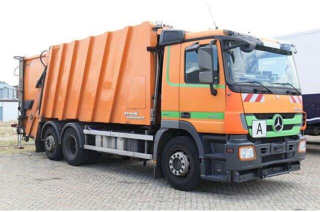 Mercedes-Benz 2532 L Actros 6x2, Faun, Zöller, 24m³, MP3, AC - Боклукчийска кола: снимка 2 Mercedes-Benz 2532 L Actros 6x2, Faun, Zöller, 24m³, MP3, AC - Боклукчийска кола: снимка 2