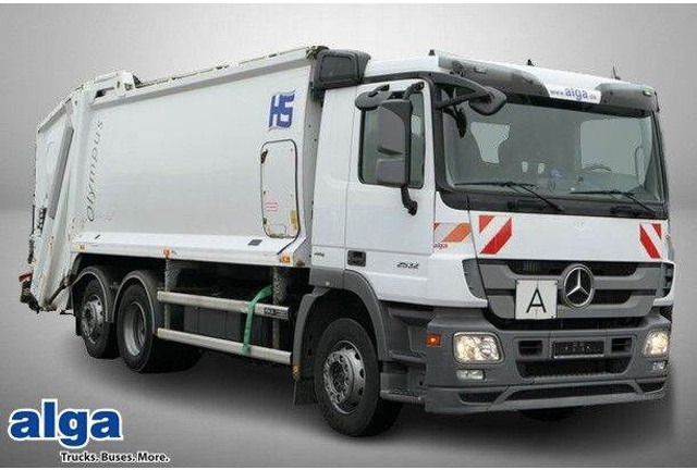 Mercedes-Benz 2532 L/NH-Schörling/Terberg Schüttung/Klima - Боклукчийска кола: снимка 1 Mercedes-Benz 2532 L/NH-Schörling/Terberg Schüttung/Klima - Боклукчийска кола: снимка 1