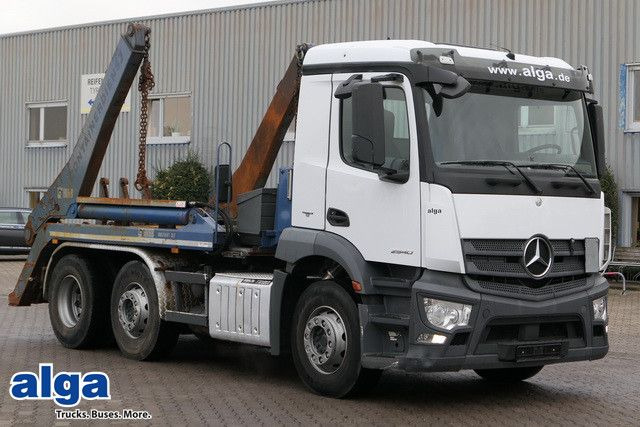 Mercedes-Benz 2640 Antos 6x2, Lenk-Lift-Achse, Klima, Tempomat - Мултилифт за контейнери камион: снимка 1 Mercedes-Benz 2640 Antos 6x2, Lenk-Lift-Achse, Klima, Tempomat - Мултилифт за контейнери камион: снимка 1