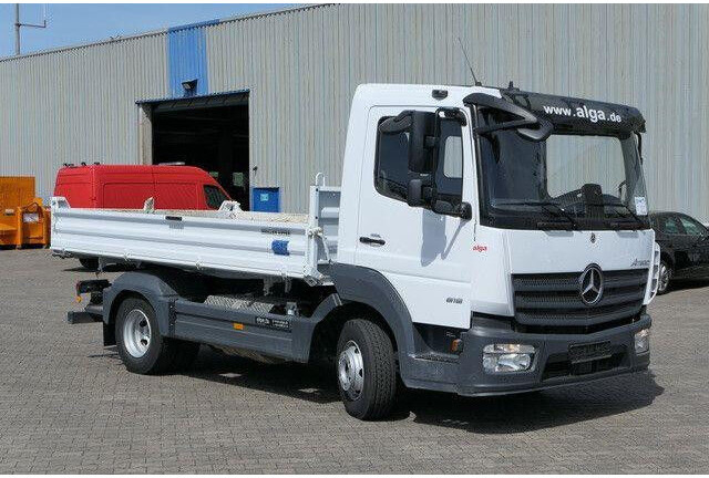 Самосвал камион Mercedes-Benz 818 K Atego 4x2, Meiller, 19tkm, 2x AHK, Klima: снимка 6