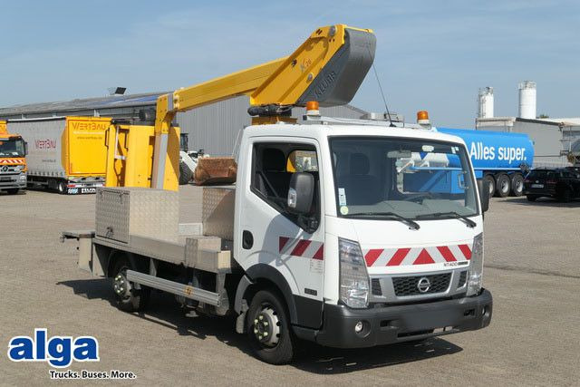 Nissan 32.12 4x2, 11m Arbeitshöhe, Klima,3. Sitz - Автовишка: снимка 1 Nissan 32.12 4x2, 11m Arbeitshöhe, Klima,3. Sitz - Автовишка: снимка 1