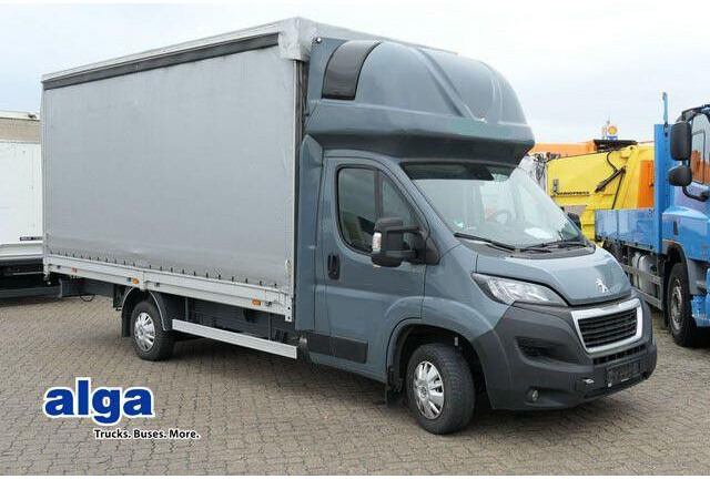 Peugeot Boxer 4x2, Schlafliege, Klima, 100tkm, 4,8mtr. - Брезентов бус: снимка 1 Peugeot Boxer 4x2, Schlafliege, Klima, 100tkm, 4,8mtr. - Брезентов бус: снимка 1