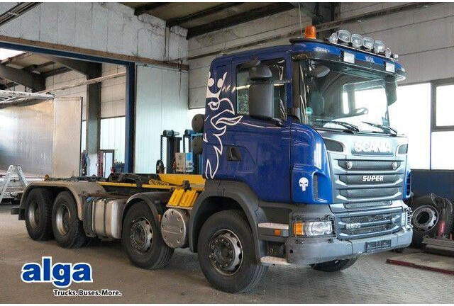 Scania R 500 8x4 Palfinger P24A, Retarder - Мултилифт с кука камион: снимка 1 Scania R 500 8x4 Palfinger P24A, Retarder - Мултилифт с кука камион: снимка 1