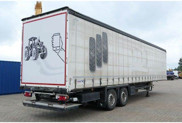 Schmitz Cargobull SCS 18/L-13.62 EB,2-Achser,LBW 2.0to.,Alu-Felgen - Брезентово полуремарке: снимка 5 Schmitz Cargobull SCS 18/L-13.62 EB,2-Achser,LBW 2.0to.,Alu-Felgen - Брезентово полуремарке: снимка 5