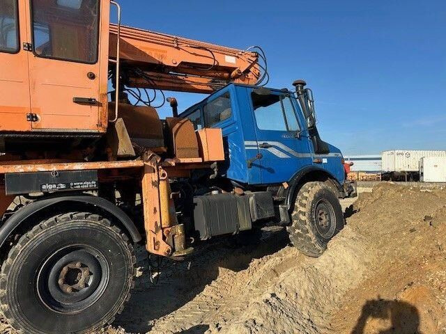 Unimog U 1450 4x4, Zug & Bergwinde, Kran, Greifer, AH - Строителна техника: снимка 2 Unimog U 1450 4x4, Zug & Bergwinde, Kran, Greifer, AH - Строителна техника: снимка 2