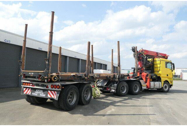 Влекач MAN 26.540 TGX/6x4/540 PS/Kran Epsilon/Blattfederung: снимка 6