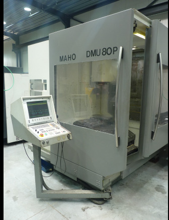 CNC Fraiseuse 5 axes simultanés Deckel Maho DMU 80P - Фреза за метал: снимка 1 CNC Fraiseuse 5 axes simultanés Deckel Maho DMU 80P - Фреза за метал: снимка 1