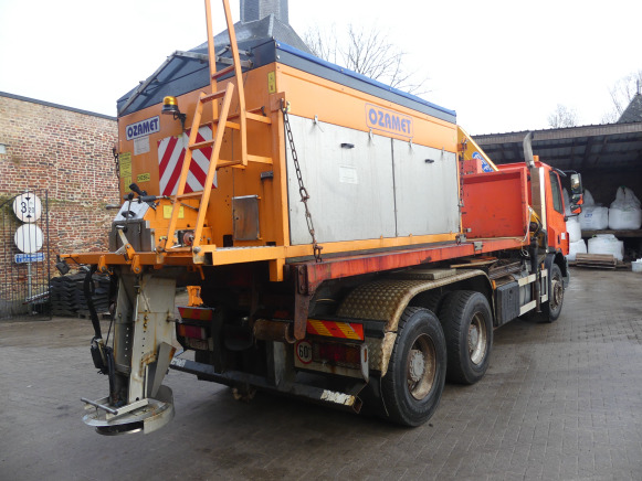 Camion porte container avec grue DAF AT75PE (2005-256.718 km) - Контейнеровоз/ Сменна каросерия камион: снимка 3 Camion porte container avec grue DAF AT75PE (2005-256.718 km) - Контейнеровоз/ Сменна каросерия камион: снимка 3