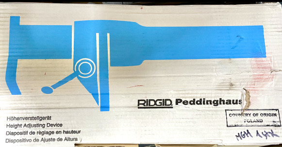 Elévateur automatique Super Ridgid Peddinghaus 160 avec réglage de la hauteur - Инструмент/ Оборудване: снимка 1 Elévateur automatique Super Ridgid Peddinghaus 160 avec réglage de la hauteur - Инструмент/ Оборудване: снимка 1