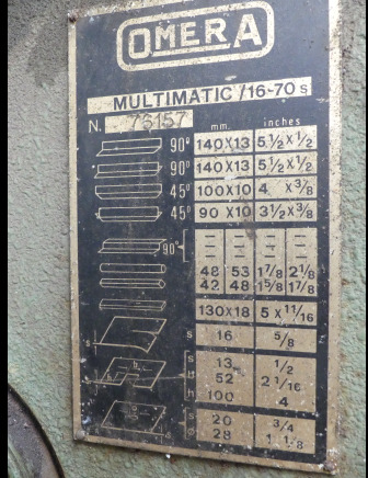 Poinçonneuse multifonctions Omera multimatic / 16-70S - Металообработваща машина: снимка 2 Poinçonneuse multifonctions Omera multimatic / 16-70S - Металообработваща машина: снимка 2