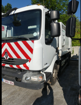 REF:1338 - Camion poubelle Renault Midlum 190DXI (2011-140.758 km) - Боклукчийска кола: снимка 2 REF:1338 - Camion poubelle Renault Midlum 190DXI (2011-140.758 km) - Боклукчийска кола: снимка 2