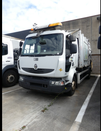REF:1388 - Camion poubelle Renault Midlum 270DXI (2011-185.032 km) - Боклукчийска кола: снимка 2 REF:1388 - Camion poubelle Renault Midlum 270DXI (2011-185.032 km) - Боклукчийска кола: снимка 2