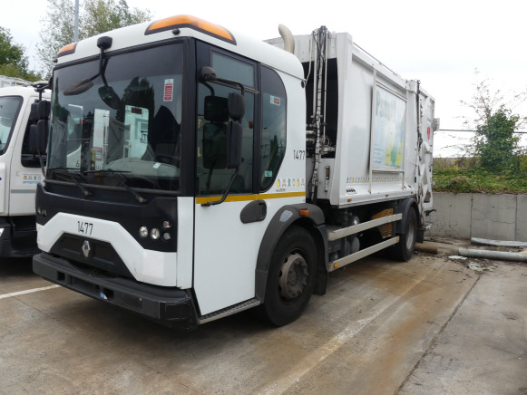 REF:1477 - Camion poubelle Renault Access (2014-173.146 km) (VIN:SEG1930BL5BD17887) - Боклукчийска кола: снимка 1 REF:1477 - Camion poubelle Renault Access (2014-173.146 km) (VIN:SEG1930BL5BD17887) - Боклукчийска кола: снимка 1