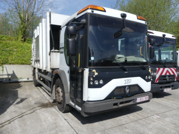 REF:3351 - Camion poubelle Renault Elite 4X2 (2011-82.270 km) - Боклукчийска кола: снимка 1 REF:3351 - Camion poubelle Renault Elite 4X2 (2011-82.270 km) - Боклукчийска кола: снимка 1