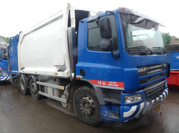 REF:BX-PS-13 - Camion poubelle DAF FAG CF 75 (2010-390.475 km) - Боклукчийска кола: снимка 2 REF:BX-PS-13 - Camion poubelle DAF FAG CF 75 (2010-390.475 km) - Боклукчийска кола: снимка 2