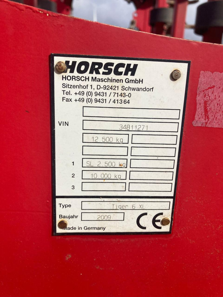 Култиватор Horsch Tiger 6 XL: снимка 11