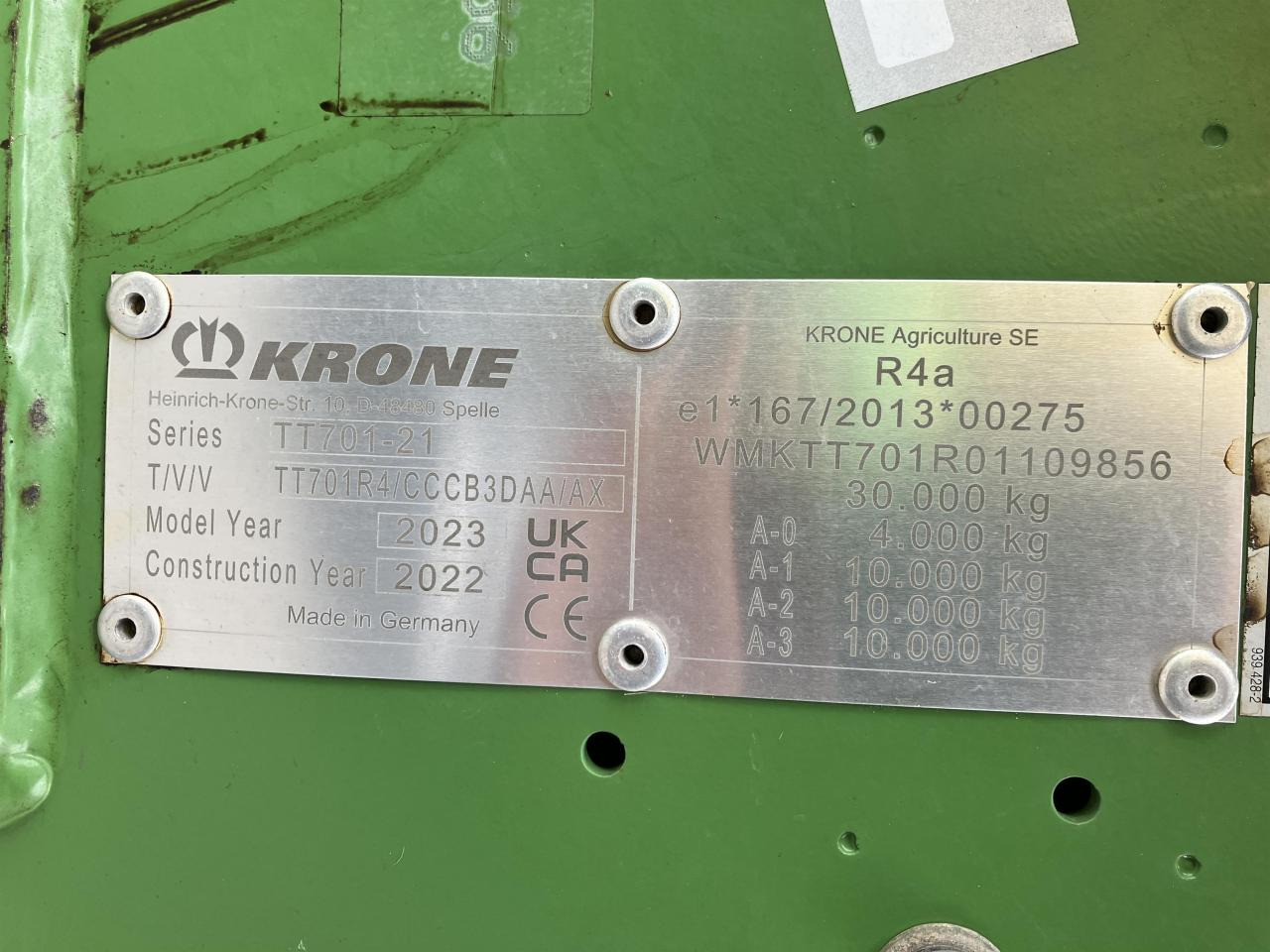 Лизинг на Krone TX 560 D Krone TX 560 D: снимка 10