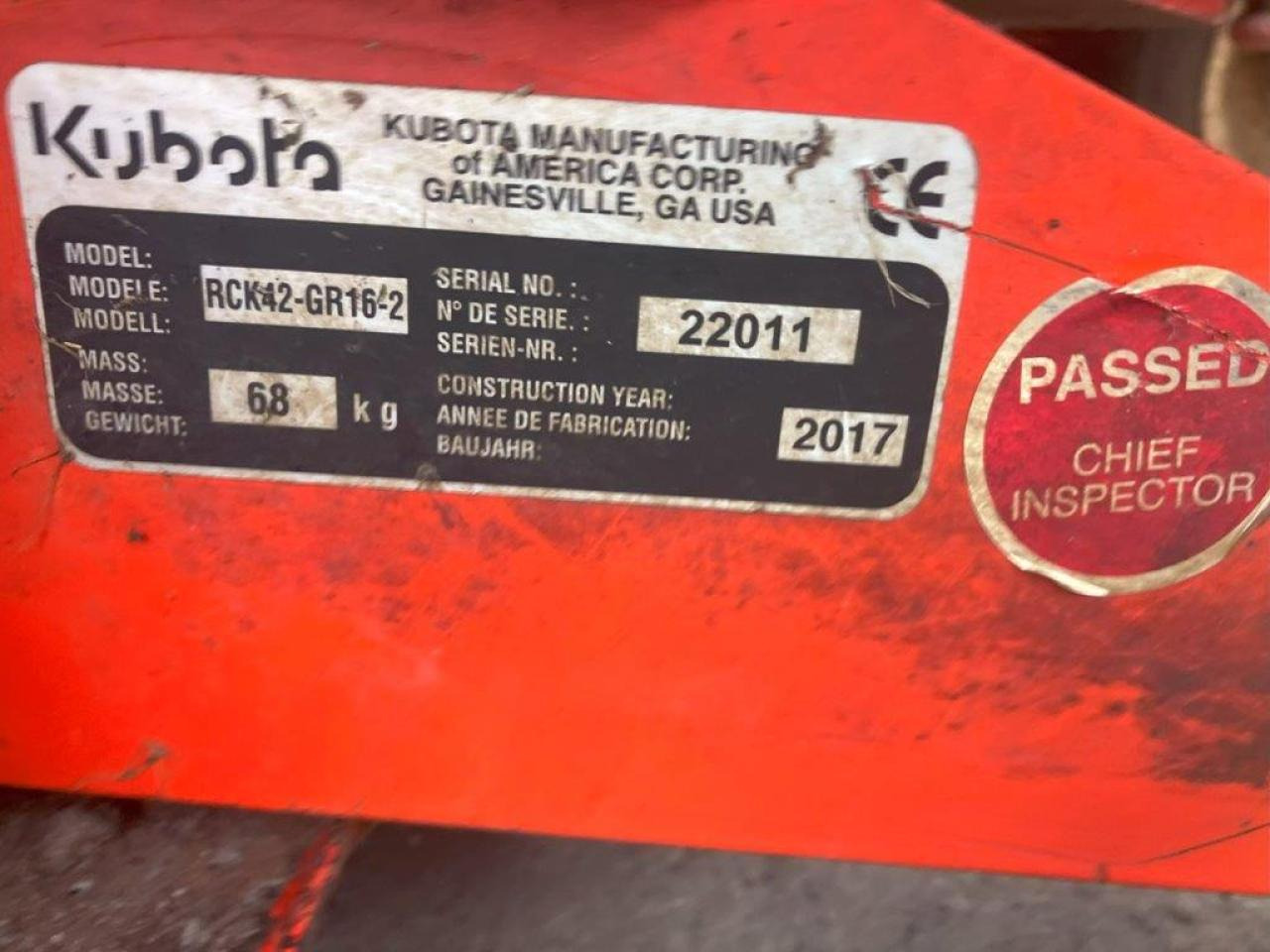 Kubota GR1600-ID-II - Косачка за трева: снимка 2 Kubota GR1600-ID-II - Косачка за трева: снимка 2