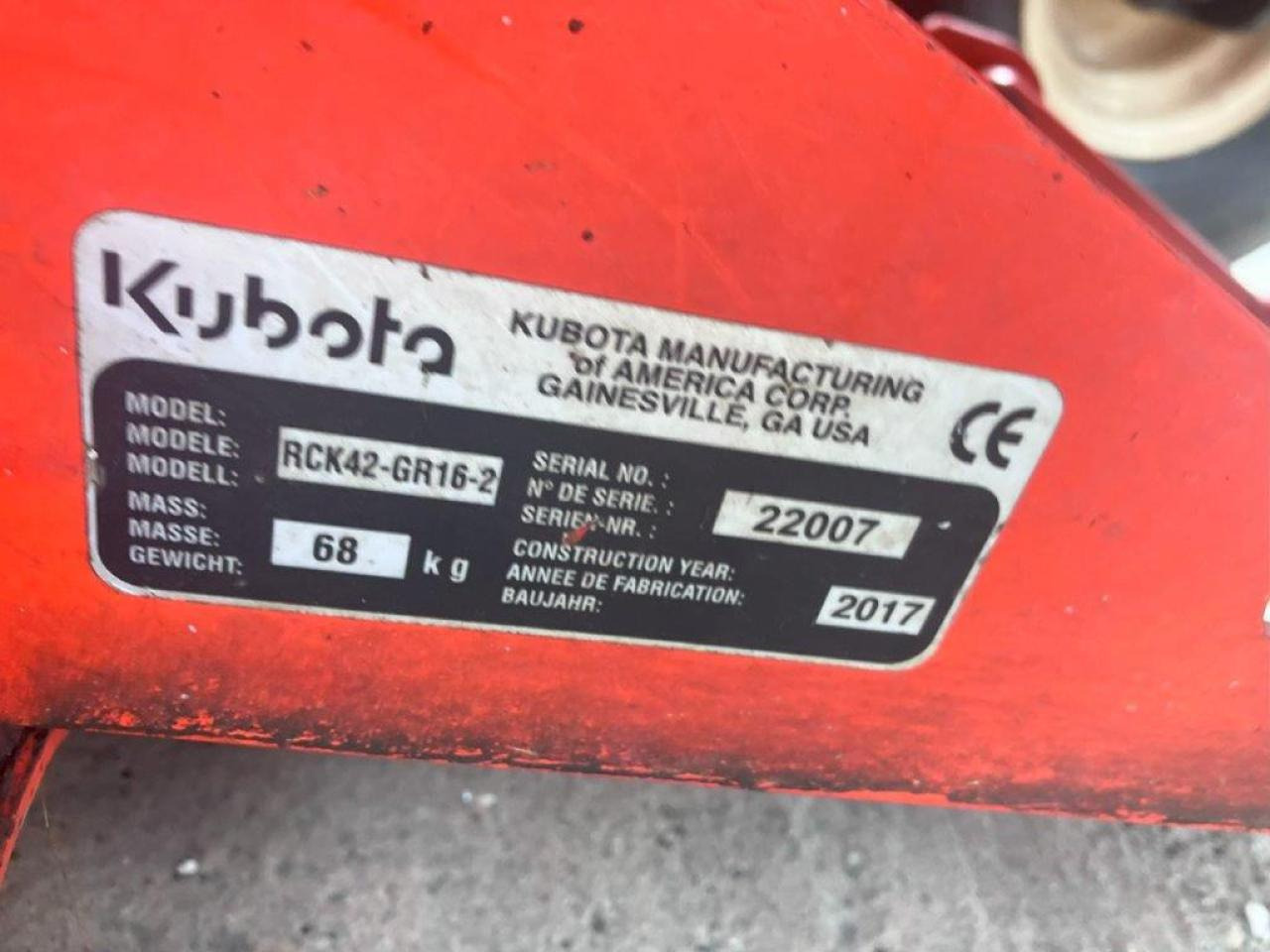 Kubota GR1600-ID-II - Косачка за трева: снимка 2 Kubota GR1600-ID-II - Косачка за трева: снимка 2