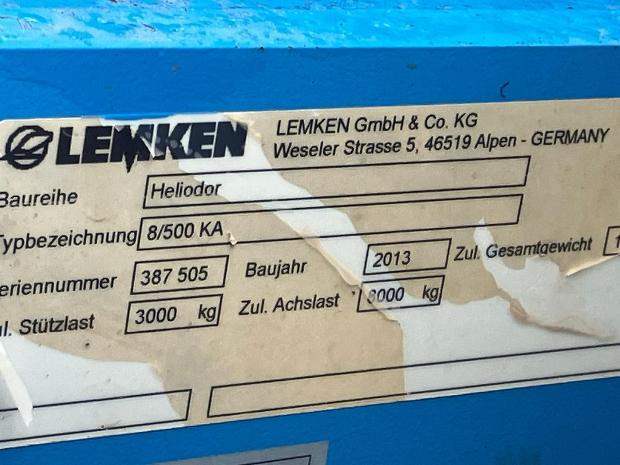 Lemken Solitair 9/450KA-DS - Сеялка: снимка 3 Lemken Solitair 9/450KA-DS - Сеялка: снимка 3