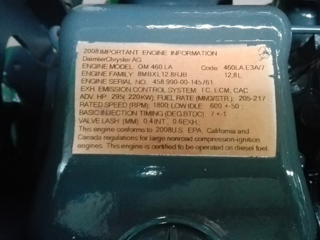 Engine HITACHI ZW310 263J1-02002 - Двигател за Строителна техника: снимка 4 Engine HITACHI ZW310 263J1-02002 - Двигател за Строителна техника: снимка 4