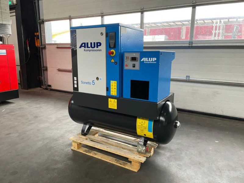 Alup Sonetto 5 + 200 Elektrische Schroefcompressor 4 kW 470 L / min 10 Bar met droger en ketel - Компресор за въздух: снимка 4 Alup Sonetto 5 + 200 Elektrische Schroefcompressor 4 kW 470 L / min 10 Bar met droger en ketel - Компресор за въздух: снимка 4