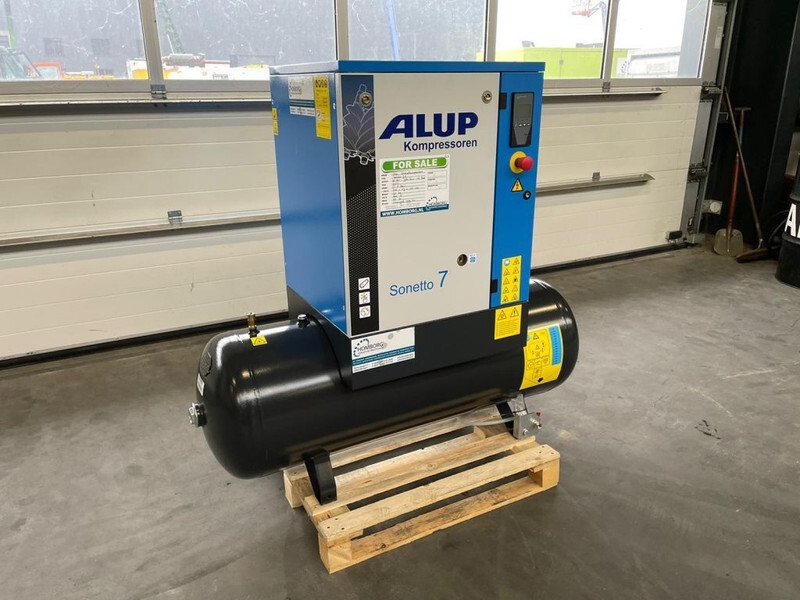 Alup Sonetto 7.5 + 200 Elektrische Schroefcompressor 5.5 kw 780 L / min 10 Bar - Компресор за въздух: снимка 2 Alup Sonetto 7.5 + 200 Elektrische Schroefcompressor 5.5 kw 780 L / min 10 Bar - Компресор за въздух: снимка 2