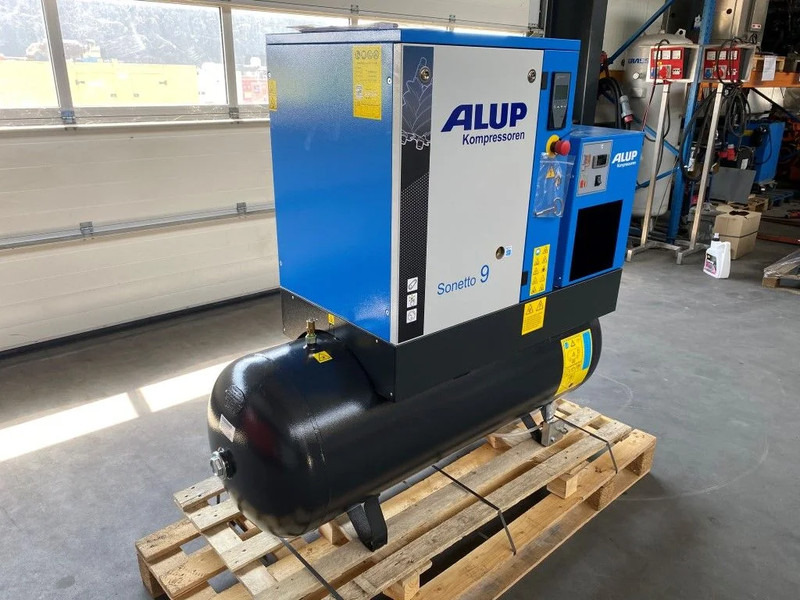 Alup Sonetto 9+ 270 Elektrische Schroefcompressor met ketel en droger 7.5 kW 980 L / min 10 Bar - Компресор за въздух: снимка 2 Alup Sonetto 9+ 270 Elektrische Schroefcompressor met ketel en droger 7.5 kW 980 L / min 10 Bar - Компресор за въздух: снимка 2