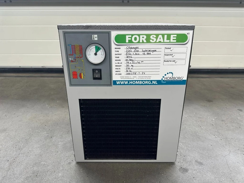 Creemers EDD 850 Luchtdroger 850 L / min 16 Bar Droger Dryer - Компресор за въздух: снимка 1 Creemers EDD 850 Luchtdroger 850 L / min 16 Bar Droger Dryer - Компресор за въздух: снимка 1