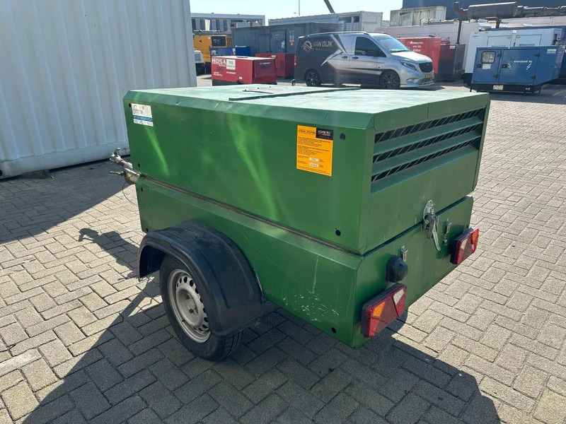 Компресор за въздух Deutz F2M 1011 Mobiele Diesel Compressor 2.5 m3 / min 22 kW 7 Bar Aanhanger: снимка 8