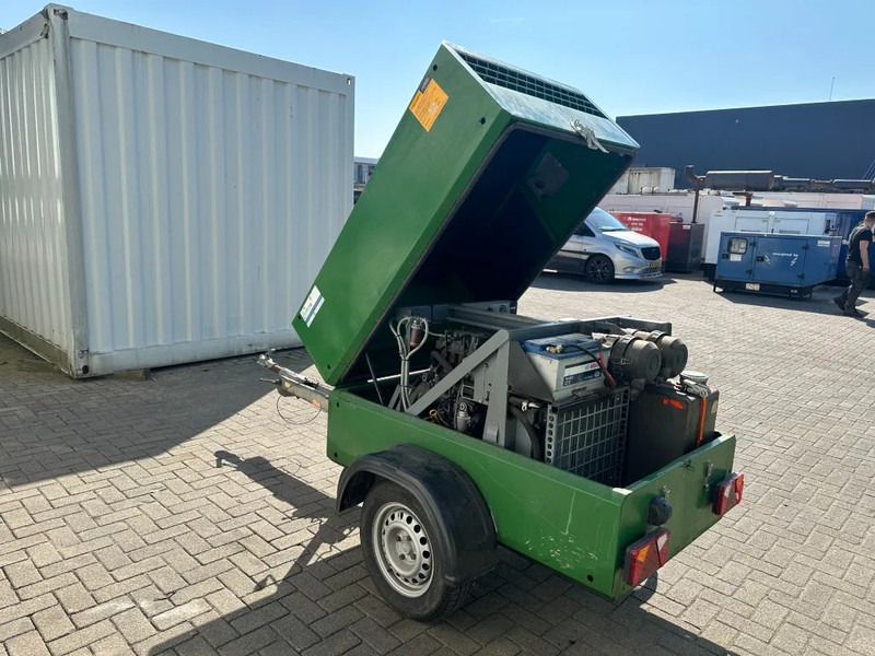 Компресор за въздух Deutz F2M 1011 Mobiele Diesel Compressor 2.5 m3 / min 22 kW 7 Bar Aanhanger: снимка 15