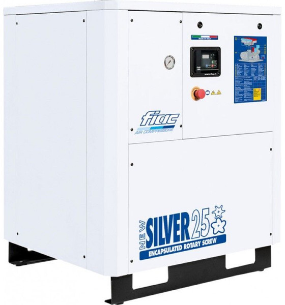 Fiac New Silver 25 Silent 18.5 kW 2500 L / min 10 Bar Elektrische Schroefcompressor - Компресор за въздух: снимка 1 Fiac New Silver 25 Silent 18.5 kW 2500 L / min 10 Bar Elektrische Schroefcompressor - Компресор за въздух: снимка 1
