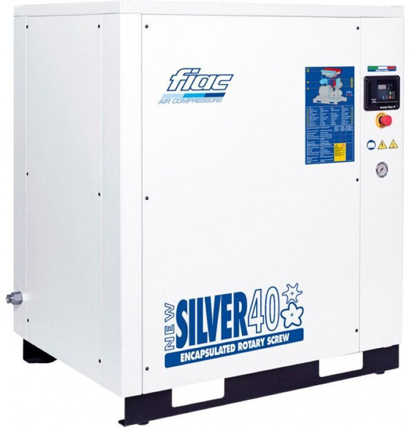 Fiac New Silver 40 Silent 30 kW 3900 L / min 10 Bar Elektrische Schroefcompressor - Компресор за въздух: снимка 1 Fiac New Silver 40 Silent 30 kW 3900 L / min 10 Bar Elektrische Schroefcompressor - Компресор за въздух: снимка 1