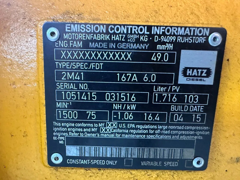 Hatz 2M41 15 kVA generatorset - Електрогенератор: снимка 3 Hatz 2M41 15 kVA generatorset - Електрогенератор: снимка 3