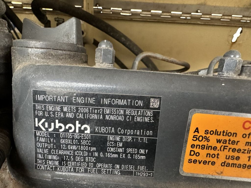 Осветителна кула Ingersoll Rand LT6K Kubota 6 kVA Mobiele Lichtmast Aggregaat Light Tower: снимка 17