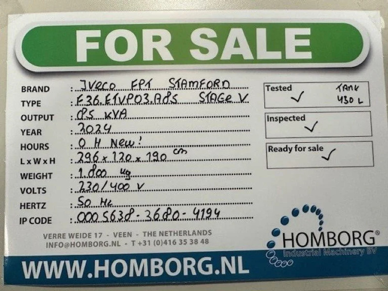 Iveco FPT Stage 5 Stamford 85 kVA Rental Silent generatorset Stage V New - Електрогенератор: снимка 2 Iveco FPT Stage 5 Stamford 85 kVA Rental Silent generatorset Stage V New - Електрогенератор: снимка 2