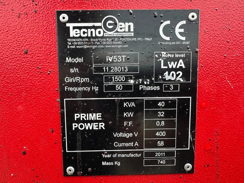 Iveco FPT Tecnogen Mecc Alte Spa 40 kVA Silent generatorset - Електрогенератор: снимка 3 Iveco FPT Tecnogen Mecc Alte Spa 40 kVA Silent generatorset - Електрогенератор: снимка 3