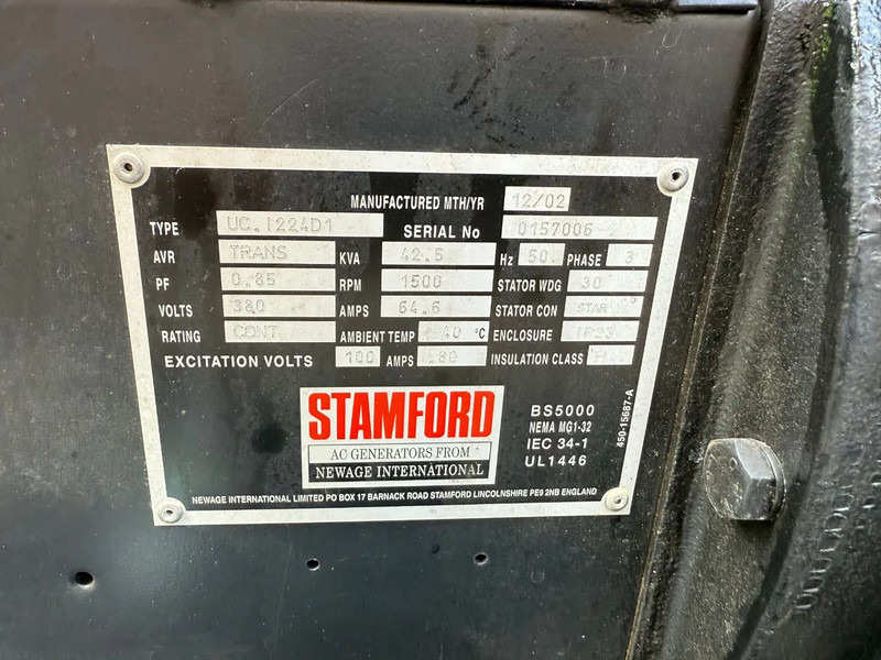 John Deere 4039 DF 008 Stamford 42.5 kVA generatorset - Електрогенератор: снимка 5 John Deere 4039 DF 008 Stamford 42.5 kVA generatorset - Електрогенератор: снимка 5