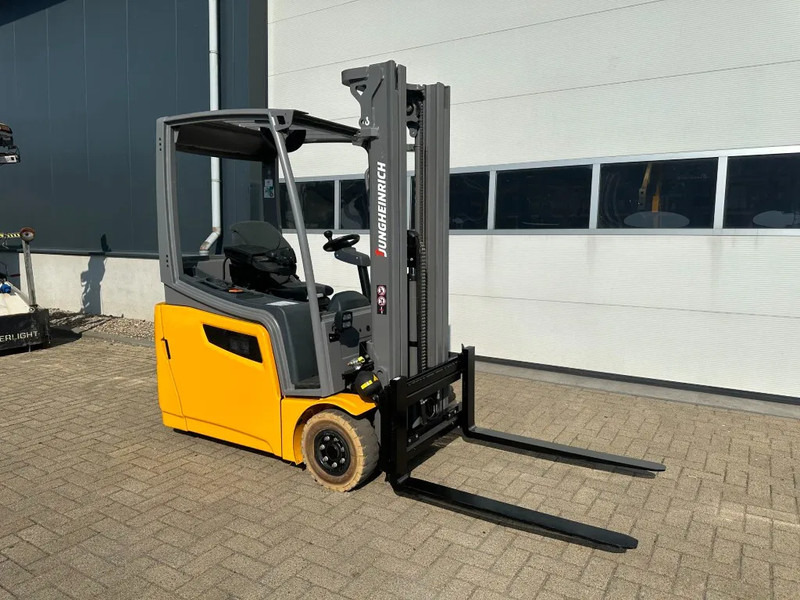 Електрокар Jungheinrich EFG 216K 1.6 ton Triplex Freelift Sideshift Elektra Heftruck Accu 2020: снимка 8