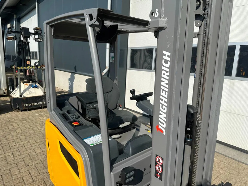 Електрокар Jungheinrich EFG 216K 1.6 ton Triplex Freelift Sideshift Elektra Heftruck Accu 2020: снимка 11