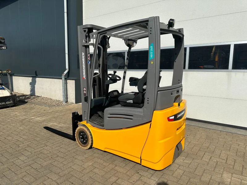 Електрокар Jungheinrich EFG 216K 1.6 ton Triplex Freelift Sideshift Elektra Heftruck Accu 2020: снимка 20