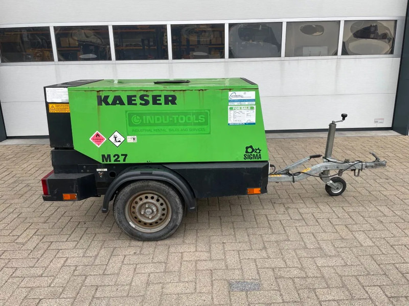 Kaeser M27 Kubota 2,7 m3 / min 7 Bar 18 kW Mobiele Silent Diesel Compressor - Компресор за въздух: снимка 1 Kaeser M27 Kubota 2,7 m3 / min 7 Bar 18 kW Mobiele Silent Diesel Compressor - Компресор за въздух: снимка 1