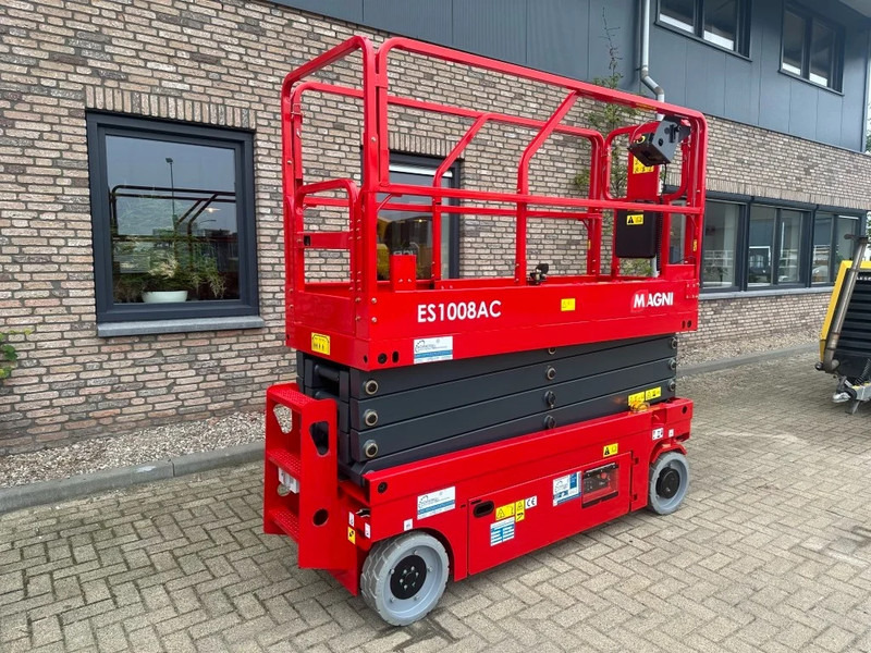 Нови Ножична работна платформа MAGNI ES1008 AC Elektra Schaarhoogwerker 10 meter werkhoogte NEW: снимка 11