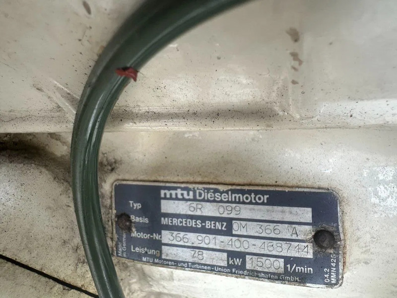 MTU 6R 099 Mercedes Benz OM 366 A 96 kVA Marine generatorset - Електрогенератор: снимка 5 MTU 6R 099 Mercedes Benz OM 366 A 96 kVA Marine generatorset - Електрогенератор: снимка 5