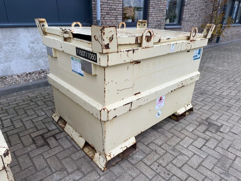 Морски контейнер Tolsma Kiwa IBC 1150 liter Dieseltank Milieutank: снимка 10