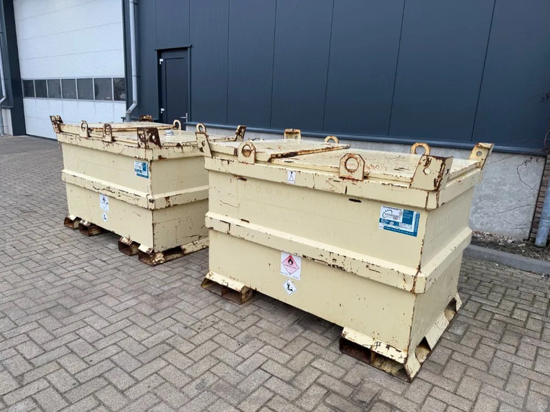 Морски контейнер Tolsma Kiwa IBC 1150 liter Dieseltank Milieutank: снимка 6