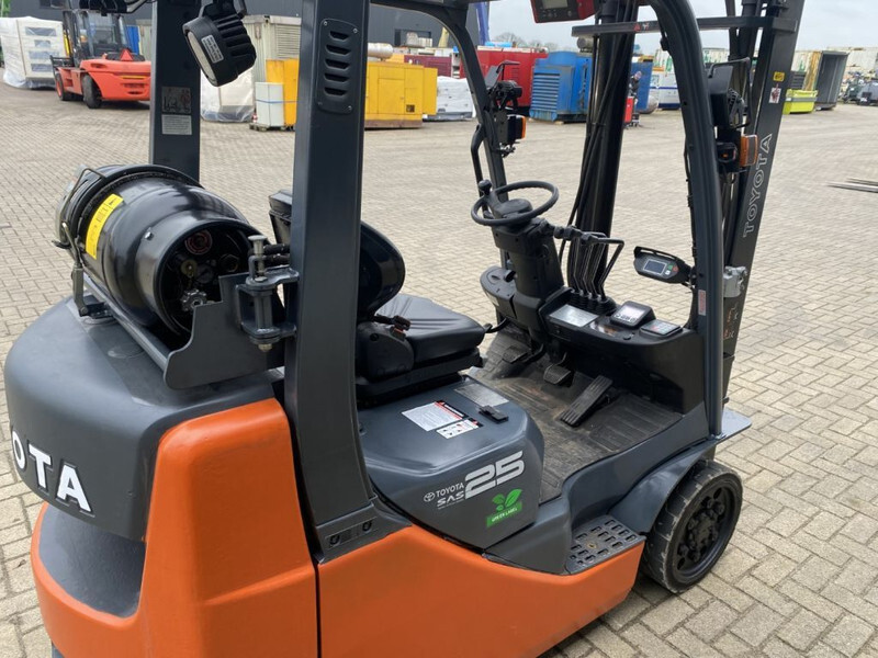 Газокар Toyota 8FGCU25 2.5 ton Duplex Sideshift LPG Heftruck: снимка 17